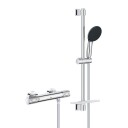 GROHE PRECISION FEEL DUSJTERMOSTAT M/3-SPRAY DUSJSETT 600 MM KROM