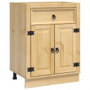  Kabinett med skuff Honning 60 x 46 x 81,5 cm Massiv furu