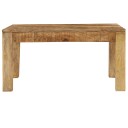 vidaXL Salongbord 80x80x40 cm heltre mango