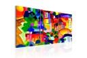 Tavle Colourful Town 120X60 Artgeist sp. z o. o.
