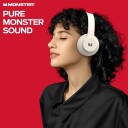 Monster Mission 100 Bluetooth-hodetelefoner Hvit