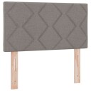  LED Hodegavl Diamant Blokk Design Taupe 80 cm Stoff