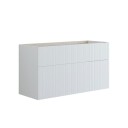 Dansani Inzo Urban Riflet Servantskap 2 Skuff B60 120xh64xd44cm Hvit Matt / 80cm