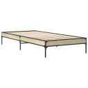  Sengeramme sonoma eik 90x200 cm konstruert tre og metall 8721012985582