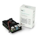 Raspberry Pi 4B KIT   WiFi 2GB RAM 32GB microSD kabinett 2x vifter og tilbehør