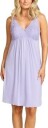 Damella Louise Nightdress Without Sleeves Lilla viskose X-Small Dame