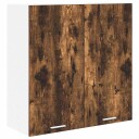  Hengende skap Riga Røkt eik 80 x 31 x 80 cm Konstruert tre