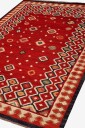 Bargi   Ullteppe Kelim Multi 205x303 cm   Rød