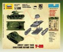 Zvezda 1/100 Soviet Light Tank T-26