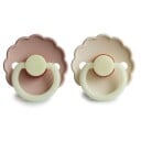 Frigg 2 Pk Smokk Natt Naturgummi Cream&blush