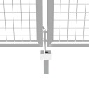 vidaXL Hageport galvanisert stål 415x225 cm sølv