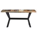 vidaXL Spisebord 160x80x75 cm gjenvunnet heltre