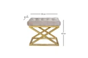 Gillie Sittepuff 40 cm   Gull/Krem