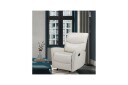 Recliner Chesley Krem, PU/metall/tre - Krem, PU/metall/tre