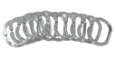 Home-tex Kroker til dusjforheng - 12 stk i klar plast - 4x6 cm - Ekstra ringer til dusjforheng