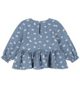 Konges Sløjd Boucle Blue Vida Bluse GOTS 5 6 år