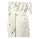 Max Mara Dame Frakker Hvit S,