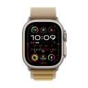 Apple Watch Ultra 2 Gps + Cellular 49mm Natural Titanium Case With Tan Alpine Loop S