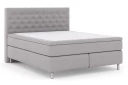 Select No 6 Komplett Sengepakke 210x210 Fast WatergeLysegrå/Metallben