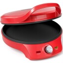 Pizzaovn Princess 115007 Ø 32 cm 2000W Justerbar Termostat Rød