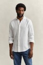GANT Reg Linen Shirt White XXXL