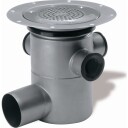 ACO AVLØP HORISONTALT 75MM 3DELER VINYL Ø110 mm