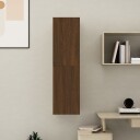 vidaXL Vegghengt TV-benk brun eik 30,5x30x110 cm