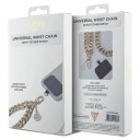 Guess Universal Big Hand Strap 4G Charm - Universal Phone Strap (Gull)