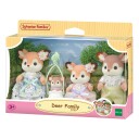 Sylvanian Families Hjortefamilie med Klær - 4 Figurer