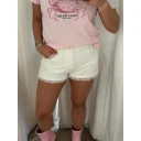 Ganni Dame Shorts Hvit W29 L33,