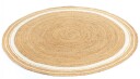 Runde tepper   Bundi jute/hvit Størrelse: Ø 240 cm