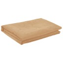vidaXL Bordduk Oval Beige 130 x 180 cm
