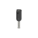 Hipshot 4GSM-RVST-B850 Guitar Saddle Modern Stainless Steel Medium Black
