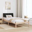  Sengestamme Brunt og svart 90 x 190 cm Heltre furu