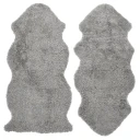 Skinnwille Curly fåreskinn 1,5 Natural grey