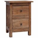 Nattbord heltre mahogni 40x30x51 cm