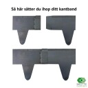 Skotte Garden Kreativ 4 Pack Edge Protector 16X100 cm Grey