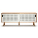 Department Ray Mediabenk 150 cm Eik / Hvit