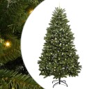  Kunstig juletre med LED  stripelys grønn 270 cm PVC og metall