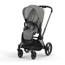 Komplett Barnevogn Cybex Priam Matt Black Soho Grey