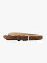 Selected Femme Fiona Slim Suede Belt Brun 105