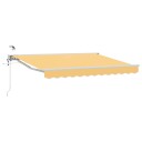 vidaXL Elektrisk Utrekkbar Markise sand 4 × 3,5 m
