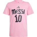 adidas Messi Name & Number Graphic T-skjorte Barn Lyserosa 140