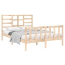 vidaXL Sengeramme heltre 120x190 cm 4FT Small Double