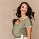 Ergobaby Aura Wrap Knit Bæresjal Olive Diamonds