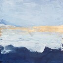 Peaceful Golden Horizon Plakat Plakat / 40x40cm