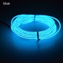 Batteridrevet Led Glowstrip Neon sløyfe 3 Meter - Blå