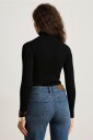 Lauren Ralph Lauren   Polohals  Stretch Cotton Modl Sweater Pullover   Svart