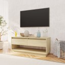 vidaXL TV-benk sonoma eik 102x41x44 cm sponplate