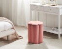 Puff lokket   Rosa